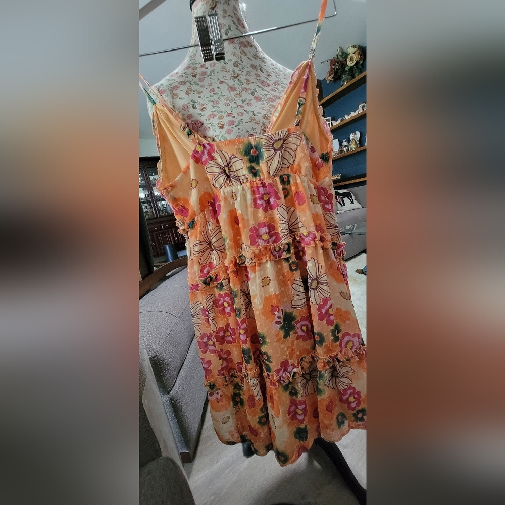 NWT Wild Fable Multicolor Floral Top Size XS - Picture 4 of 5